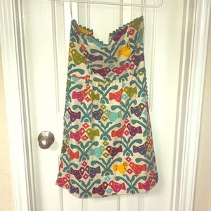 Strapless Judith March dress